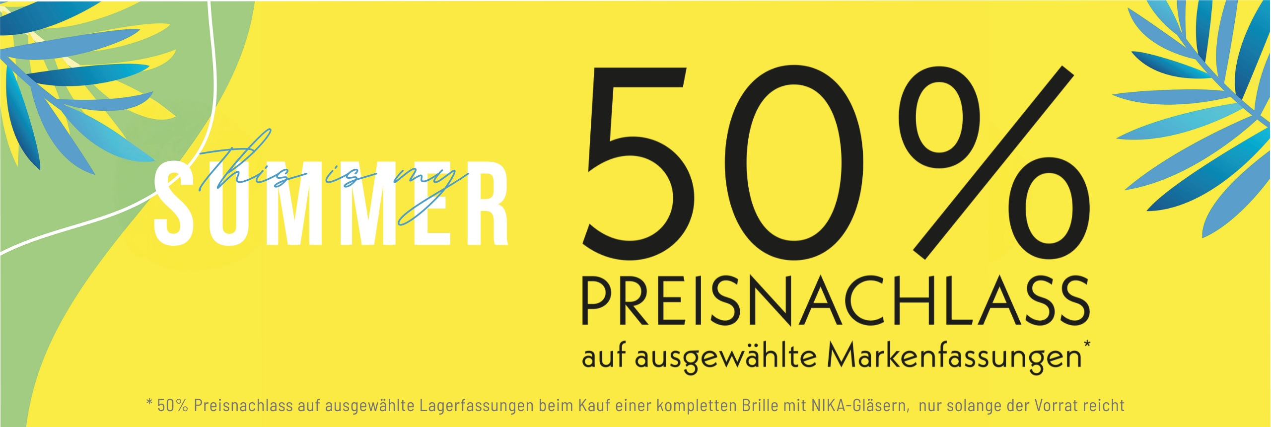 Preisnachlass auf Brillen bei Optik Pellengahr