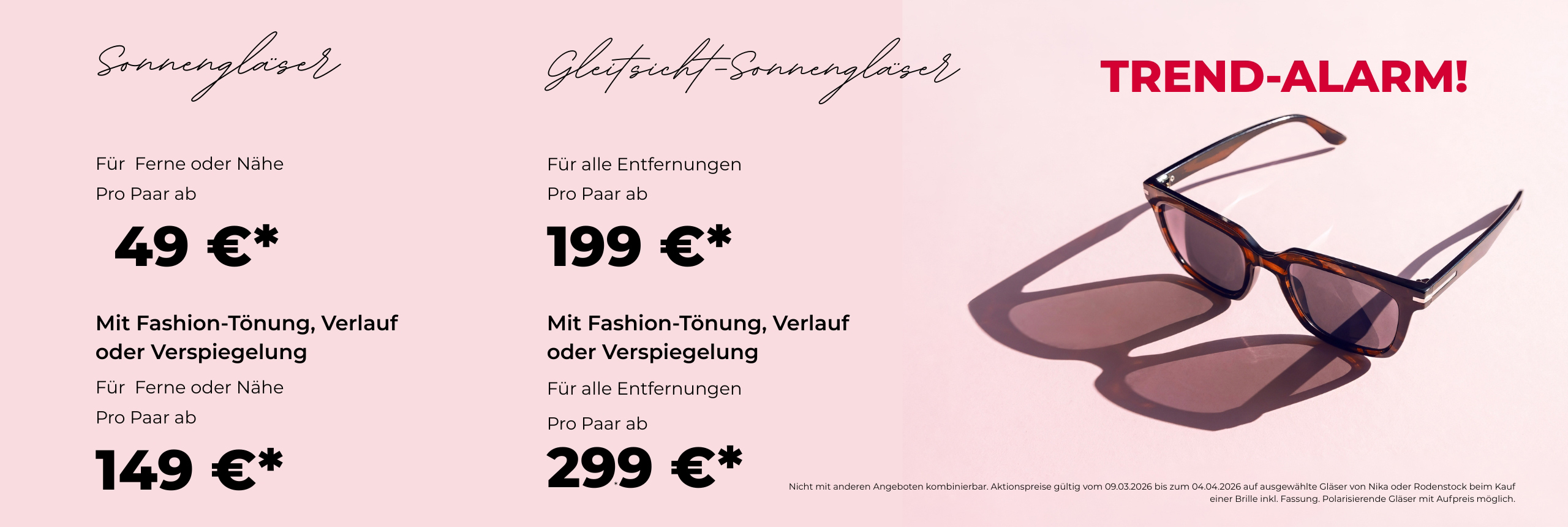 Sonnenbrillen Angebote bei Optik Pellengahr in Olfen