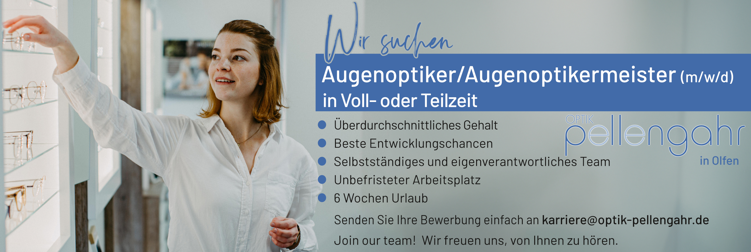 Stellenanzeigen Optik Pellengahr